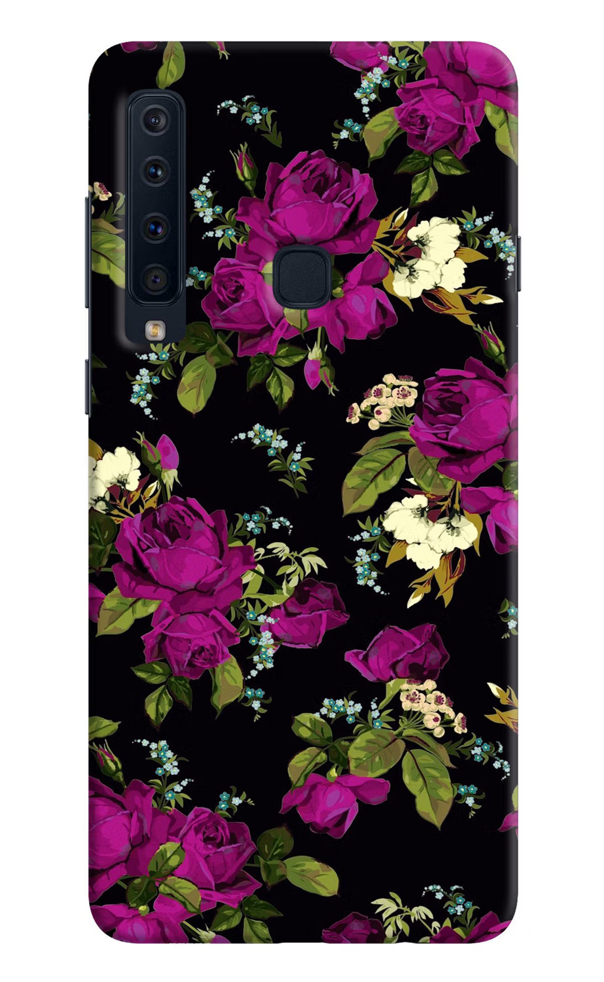 Flowers Samsung A9 Hard Case Back Cover by Casekaro