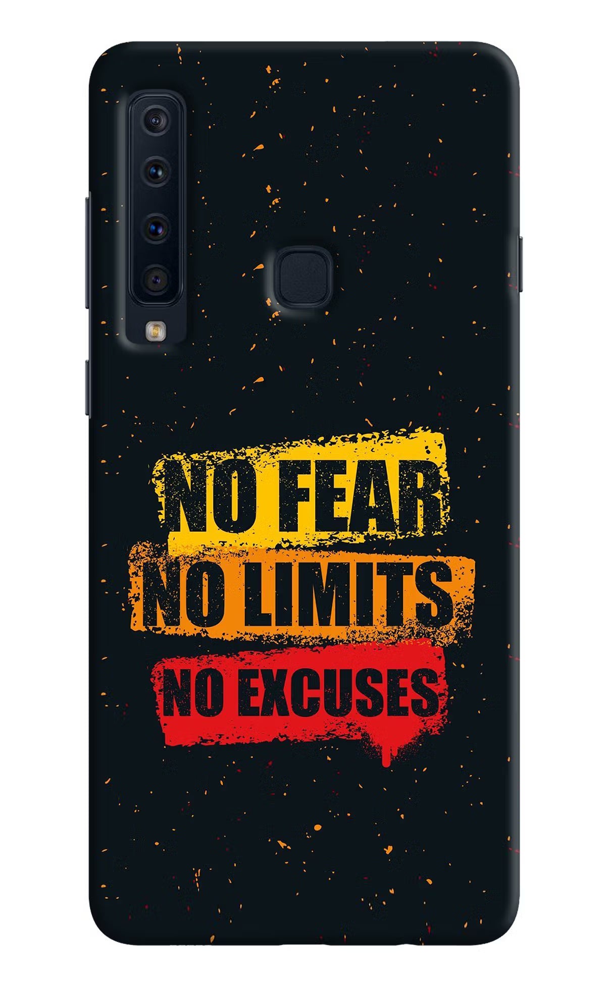 No Fear No Limits No Excuse Samsung A9 Hard Case Back Cover by Casekaro