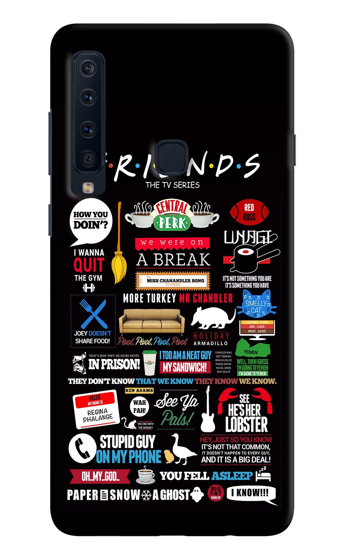 FRIENDS Samsung A9 Hard Case Back Cover by Casekaro