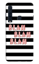 Blah Blah Blah Samsung A9 Hard Case Back Cover by Casekaro