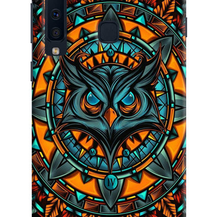 Angry Owl Art Samsung A9 Hard Case Back Cover by Casekaro
