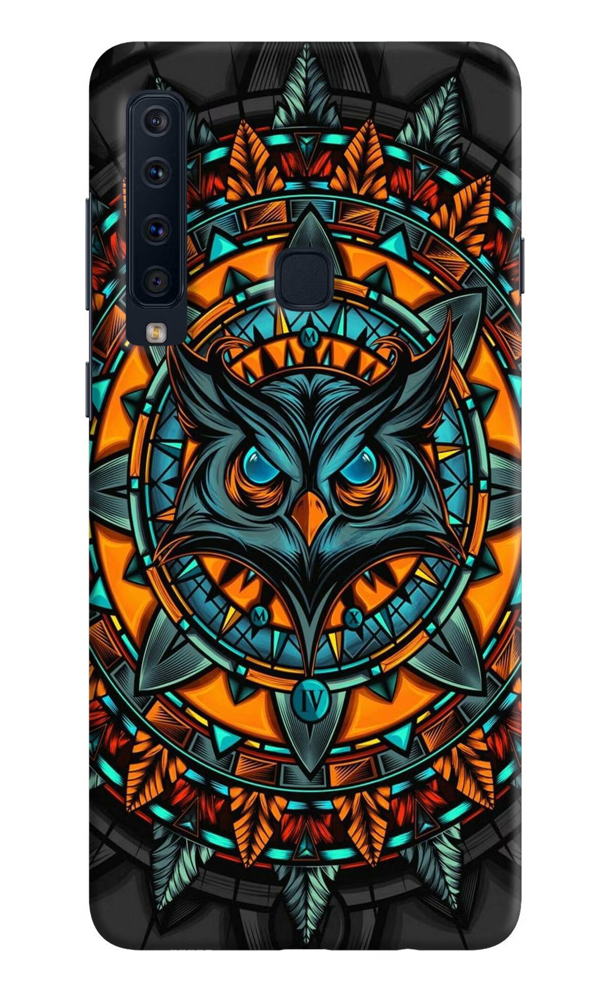 Angry Owl Art Samsung A9 Hard Case Back Cover by Casekaro