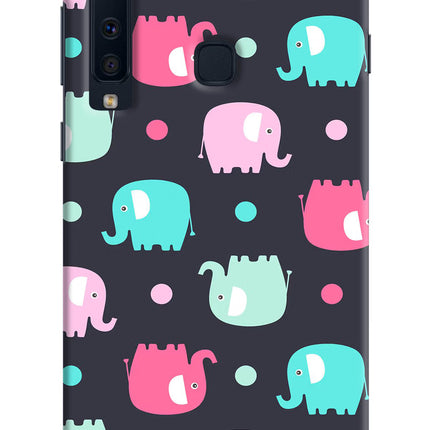 Elephants Samsung A9 Hard Case Back Cover by Casekaro