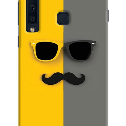 Sunglasses with Mustache Samsung A9 Hard Case Back Cover by Casekaro