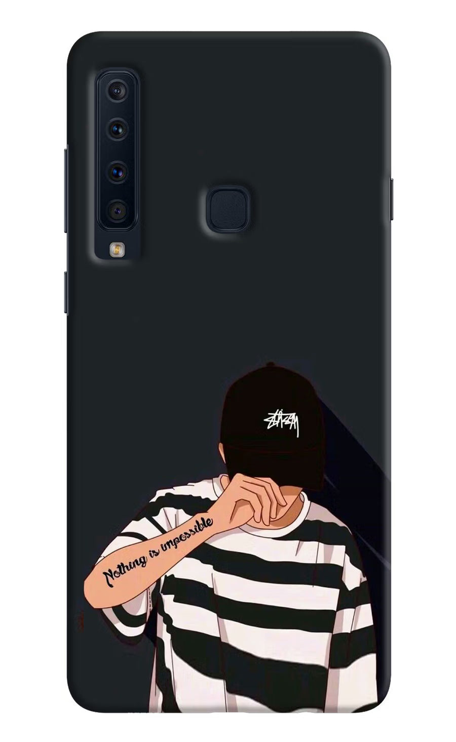 Aesthetic Boy Samsung A9 Back Cover, Hard case
