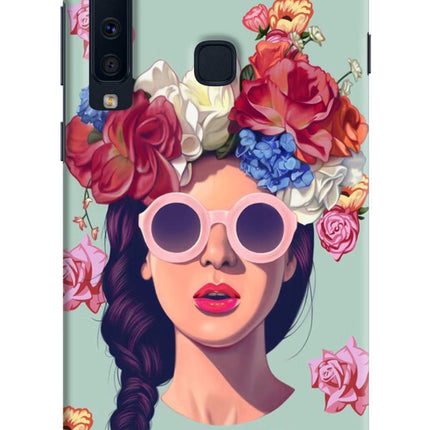 Pretty Girl Samsung A9 Hard Case Back Cover by Casekaro