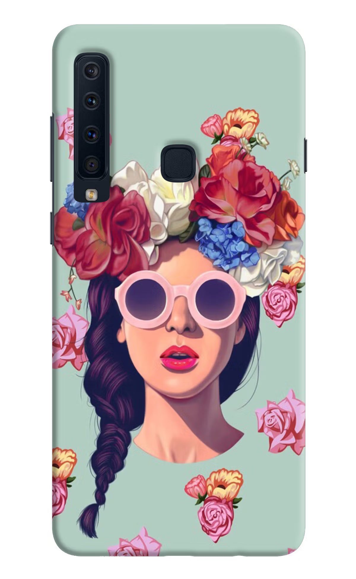 Pretty Girl Samsung A9 Hard Case Back Cover by Casekaro