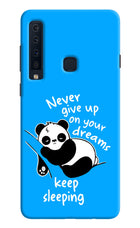 Keep Sleeping Samsung A9 Hard Case Back Cover by Casekaro