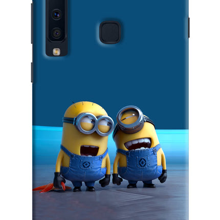Minion Laughing Samsung A9 Hard Case Back Cover by Casekaro
