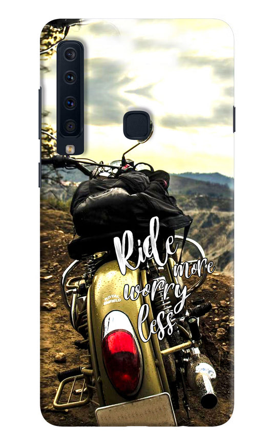 Ride More Worry Less Samsung A9 Hard Case Back Cover by Casekaro