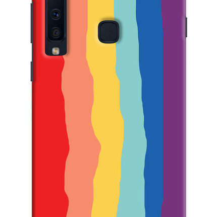 Rainbow Samsung A9 Hard Case Back Cover by Casekaro
