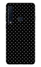 White Dots Samsung A9 Hard Case Back Cover by Casekaro