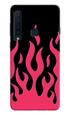 Fire Flames Samsung A9 Hard Case Back Cover by Casekaro