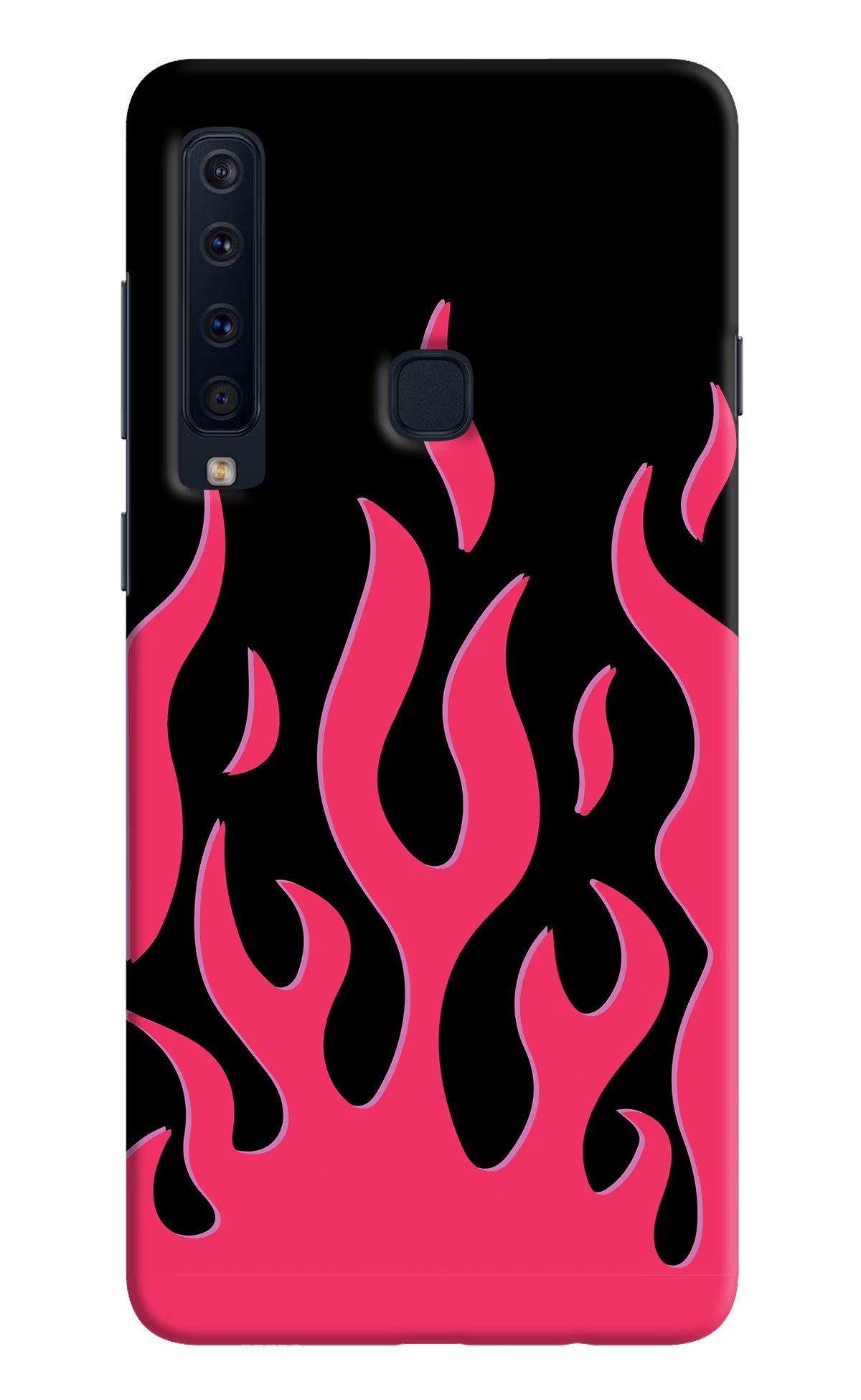 Fire Flames Samsung A9 Hard Case Back Cover by Casekaro
