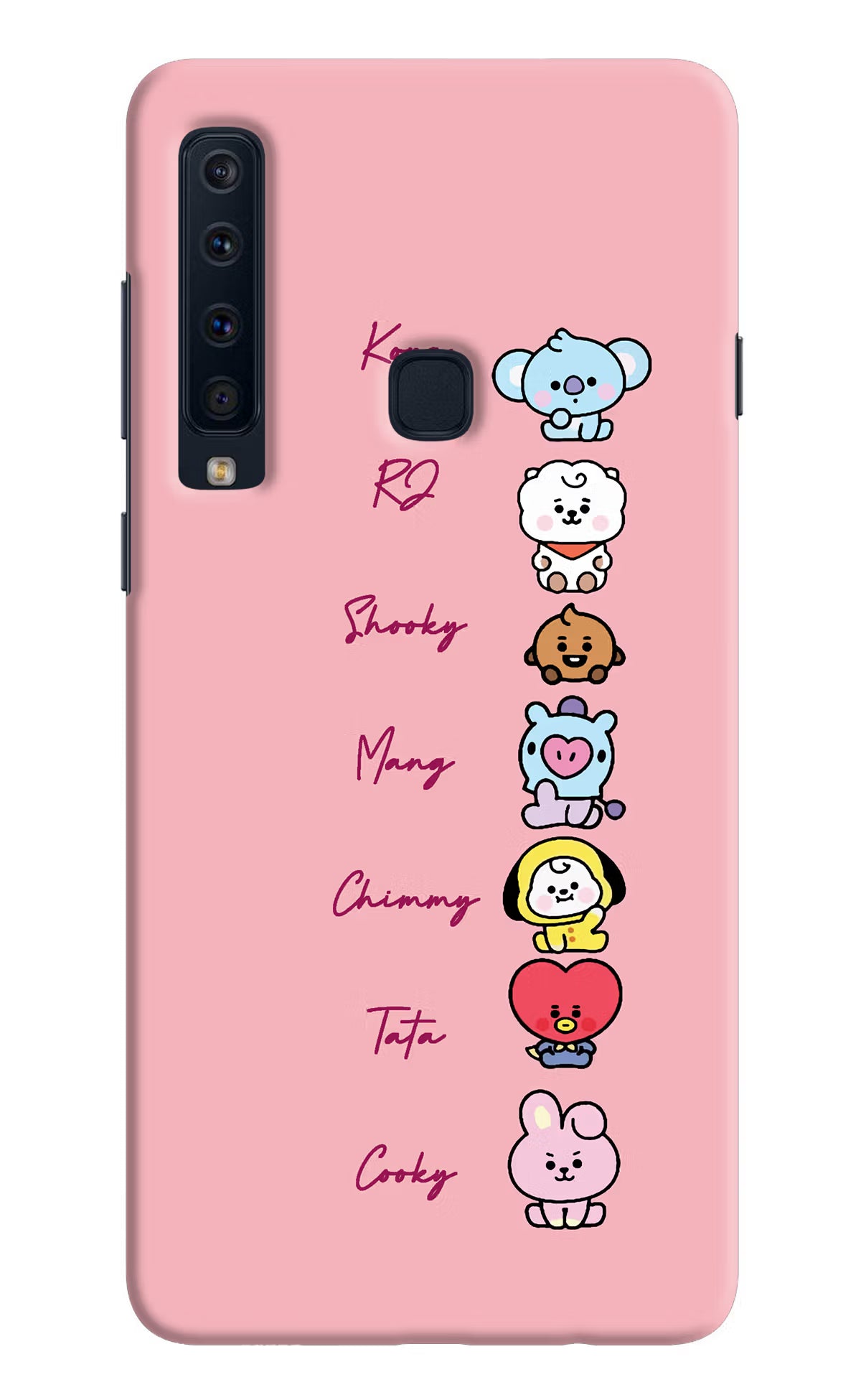 BTS names Samsung A9 Hard Case Back Cover by Casekaro