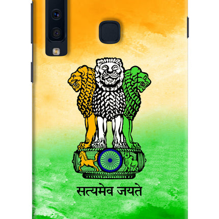 Satyamev Jayate Flag Samsung A9 Hard Case Back Cover by Casekaro