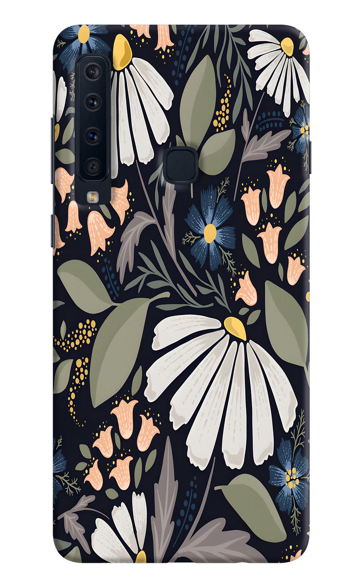 Flowers Art Samsung A9 Hard Case Back Cover by Casekaro