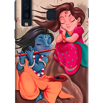 Radhe Krishna Samsung A9 Hard Case Back Cover by Casekaro