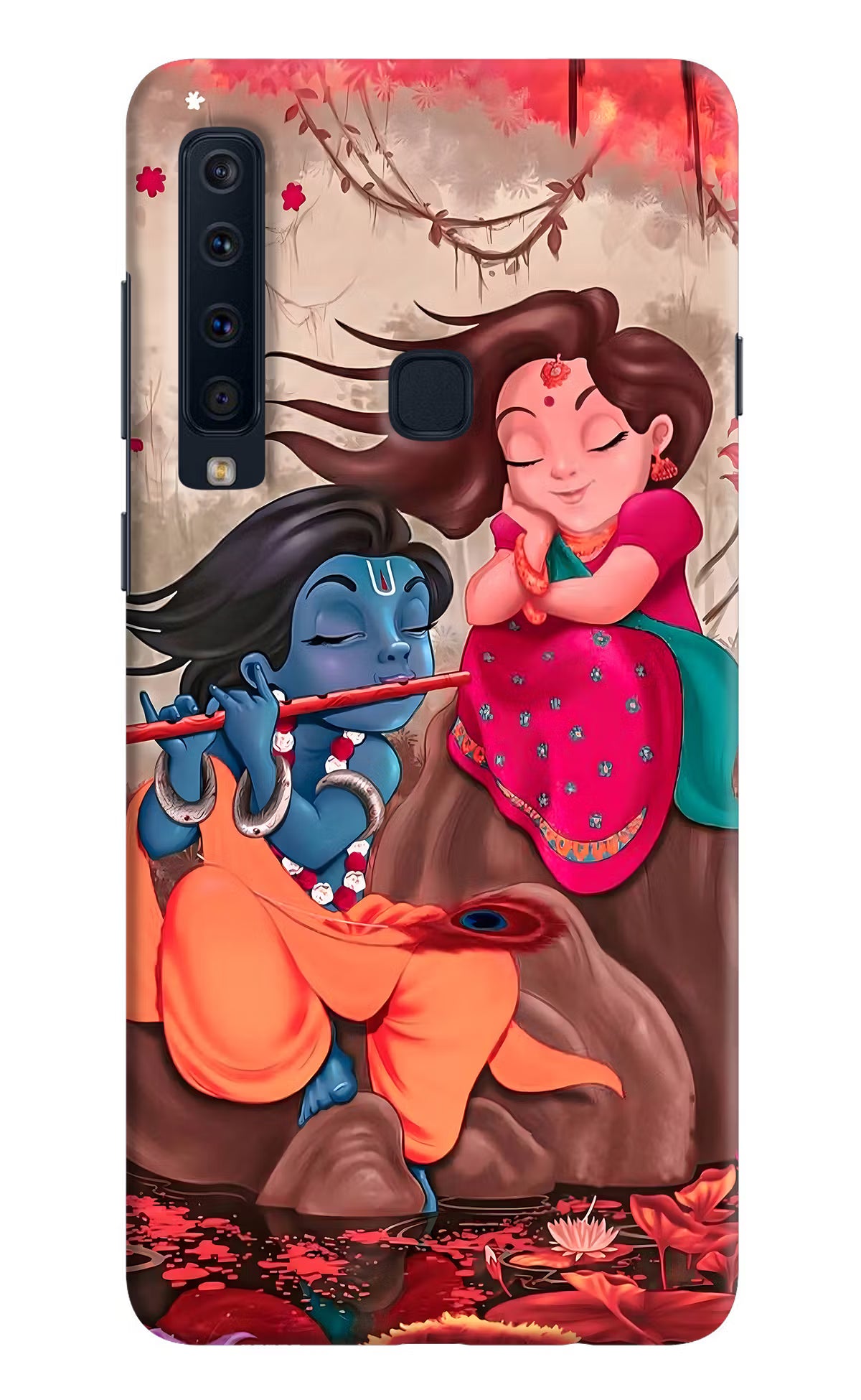 Radhe Krishna Samsung A9 Hard Case Back Cover by Casekaro