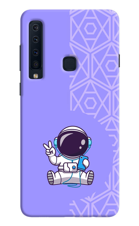 Cute Astronaut Chilling Samsung A9 Hard Case Back Cover by Casekaro