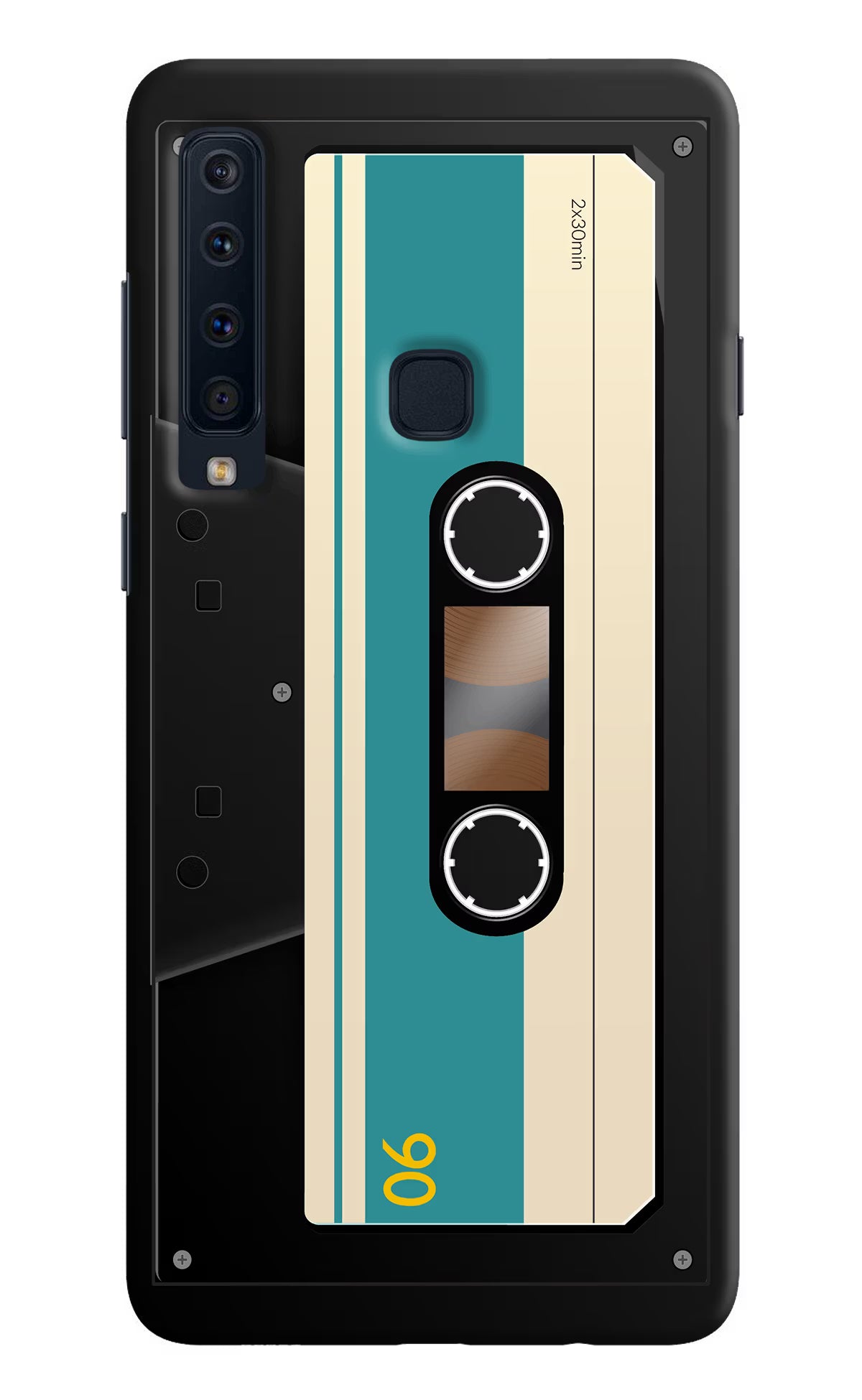 Cassette Samsung A9 Hard Case Back Cover by Casekaro