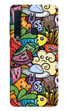 Veggie Doodle Samsung A9 Hard Case Back Cover by Casekaro