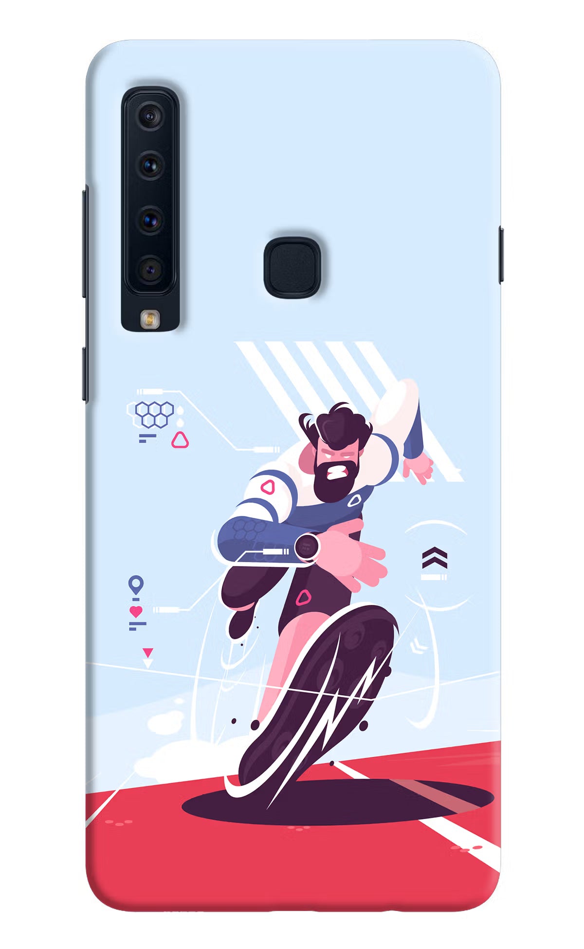 Run Pro Samsung A9 Hard Case Back Cover by Casekaro