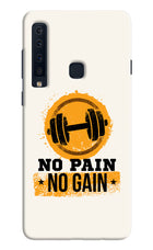 No Pain No Gain Samsung A9 Hard Case Back Cover by Casekaro