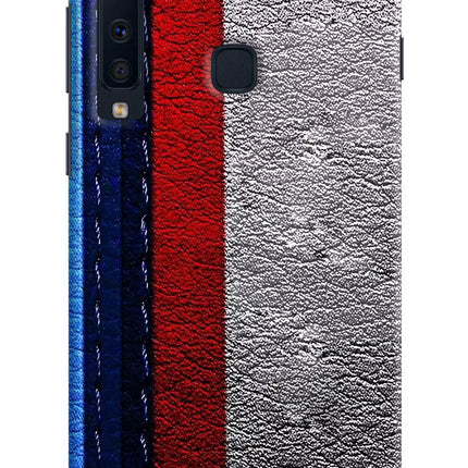 BMW Stripes Samsung A9 Hard Case Back Cover by Casekaro