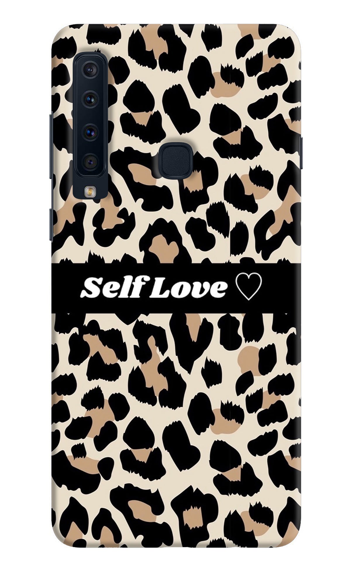 Leopard Print Self Love Samsung A9 Back Cover