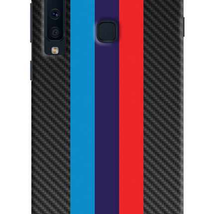BMW Stripes Pattern Samsung A9 Hard Case Back Cover by Casekaro