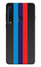 BMW Stripes Pattern Samsung A9 Hard Case Back Cover by Casekaro