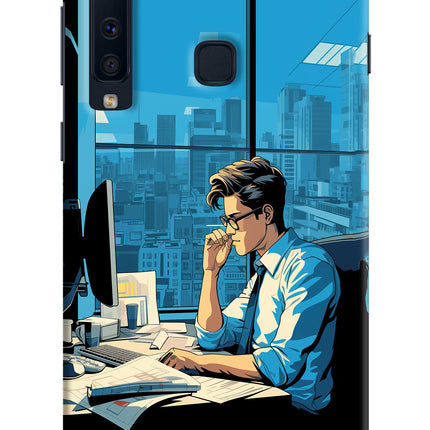 Focused Hustler (AI Generated) Samsung A9 Hard Case Back Cover by Casekaro