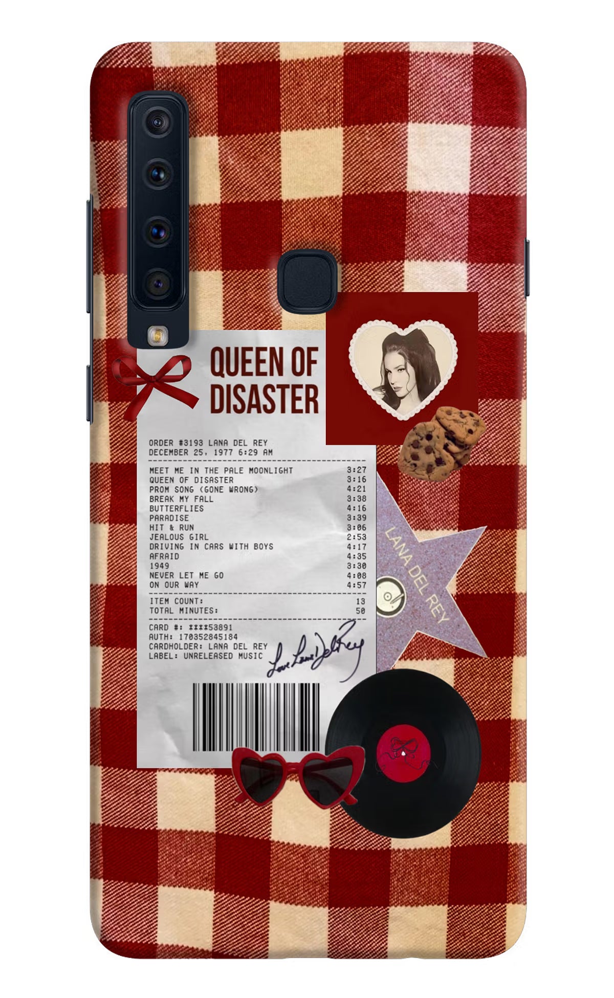 Queen of Disaster Samsung A9 Hard Case Back Cover by Casekaro