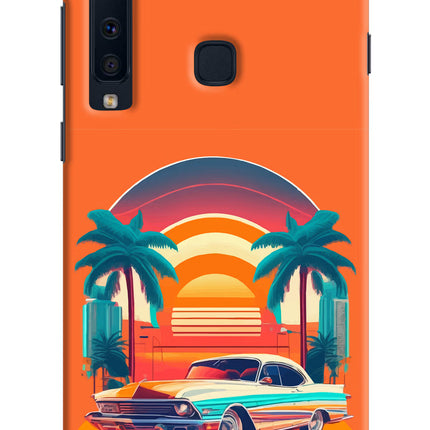 Palm Drive 80s Samsung A9 Hard Case Back Cover by Casekaro