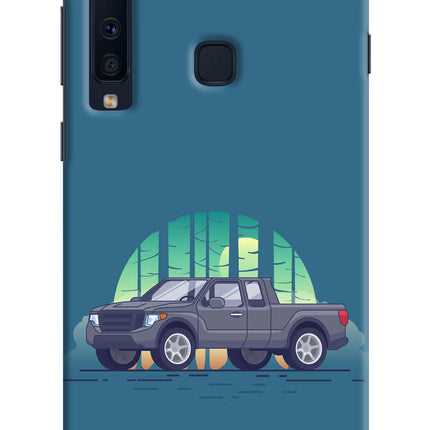Retro Garage Vibe Samsung A9 Hard Case Back Cover by Casekaro