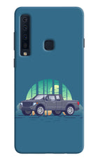 Retro Garage Vibe Samsung A9 Hard Case Back Cover by Casekaro