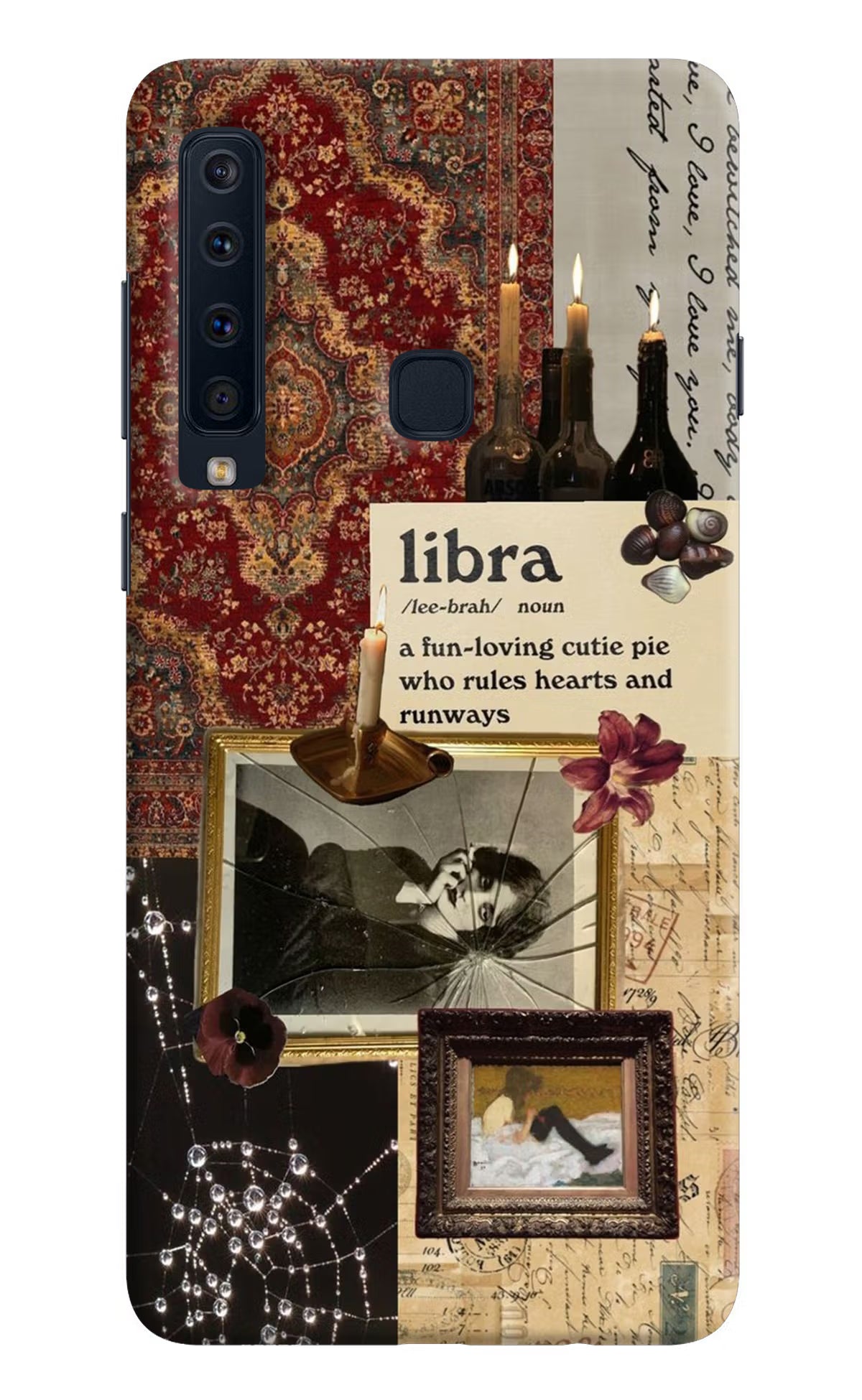 Libra Zodiac Samsung A9 Hard Case Back Cover by Casekaro