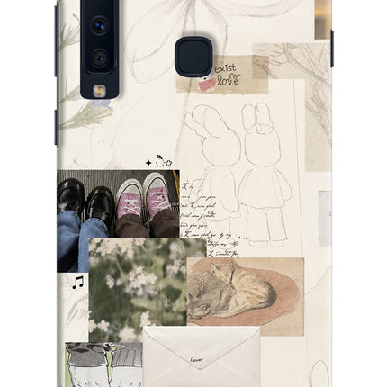 Soft Aesthetic Samsung A9 Hard Case Back Cover by Casekaro