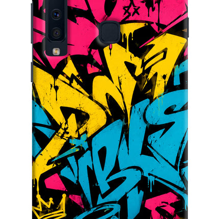 Graffiti Vibe Samsung A9 Hard Case Back Cover by Casekaro