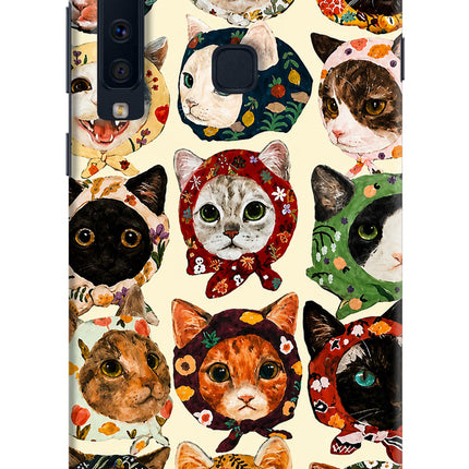 Cool Cat Samsung A9 Hard Case Back Cover by Casekaro