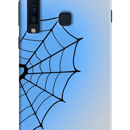 Blue Web Samsung A9 Hard Case Back Cover by Casekaro