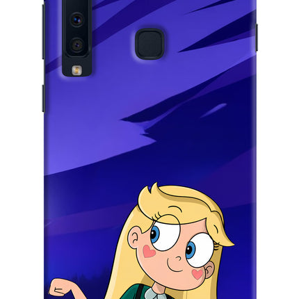 Star Glow Samsung A9 Hard Case Back Cover by Casekaro