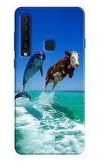 Dolphin vs Cow Samsung A9 Hard Case Back Cover by Casekaro