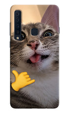 Silly Cat Call Samsung A9 Hard Case Back Cover by Casekaro