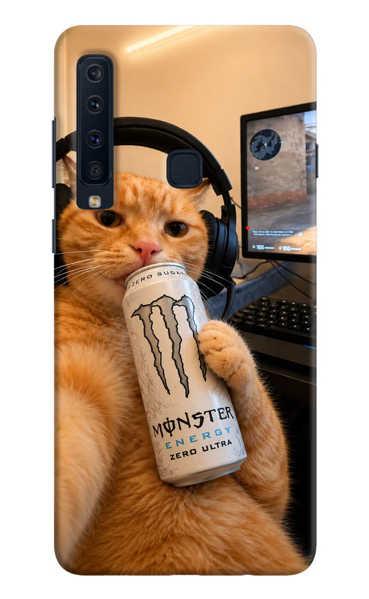 Gamer Cat Energy Samsung A9 Hard Case Back Cover by Casekaro