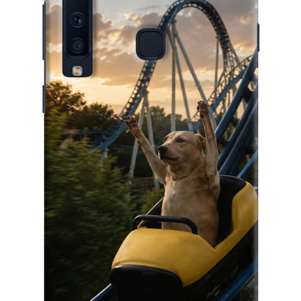 Rollercoaster Dog Samsung A9 Hard Case Back Cover by Casekaro