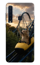 Rollercoaster Dog Samsung A9 Hard Case Back Cover by Casekaro