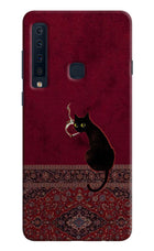 Midnight Cat Samsung A9 Back Cover