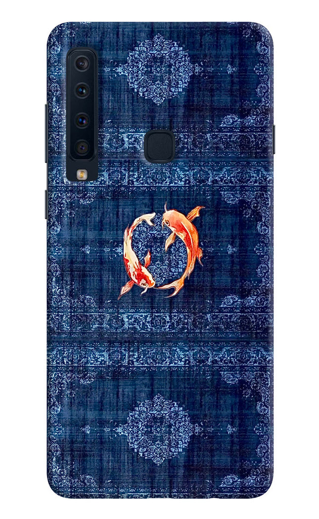 Koi Blue Samsung A9 Hard Case Back Cover by Casekaro